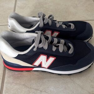 New Balance Navy and Red Athletic Shoes
